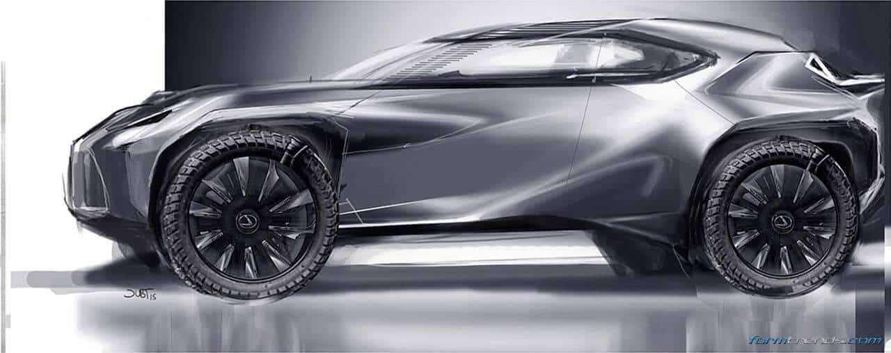 Walkaround the Lexus UX Concept with Toyota's ED2 Designers